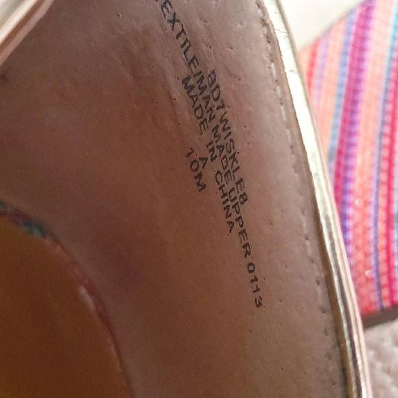 New! Bandolino "Wiskle" Colorful Espadrille Wedge Sandal (10) - Picture 7 of 9